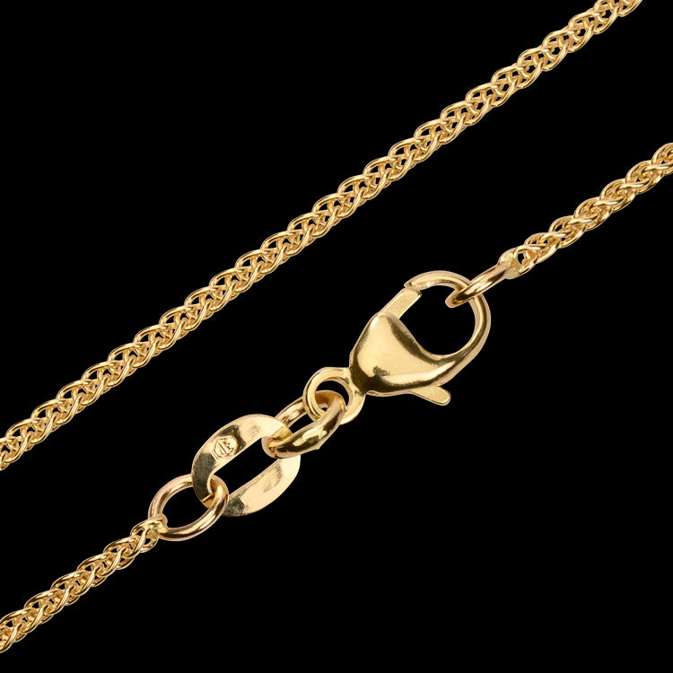 14K Gold Wheat Chain