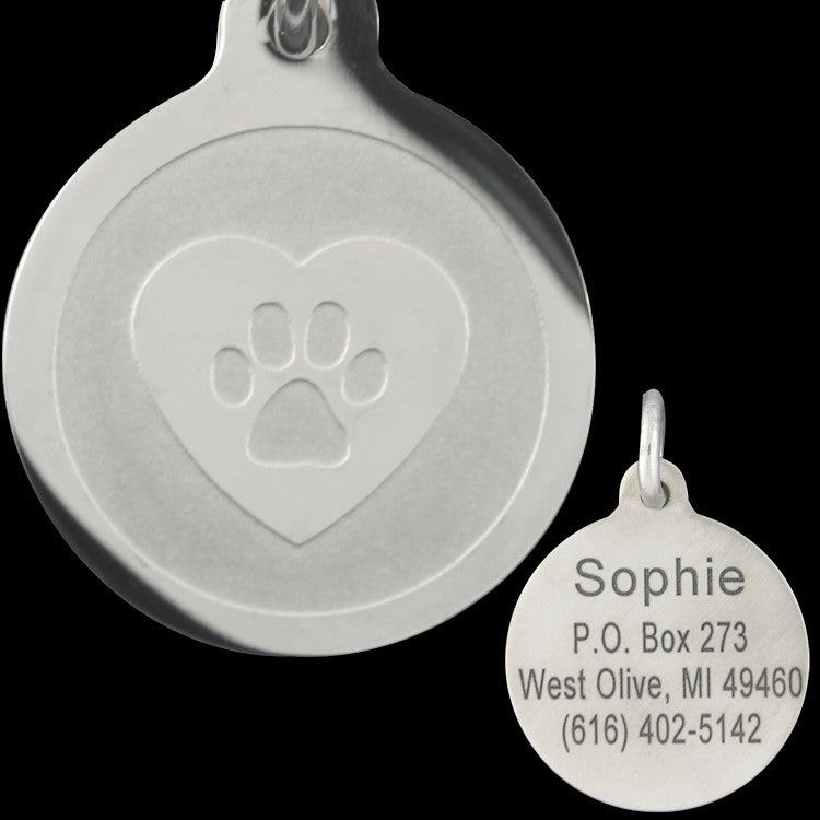 Titanium Pet ID Tag