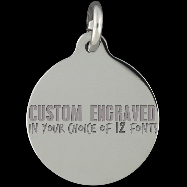 Tungsten Carbide Pet ID Tag