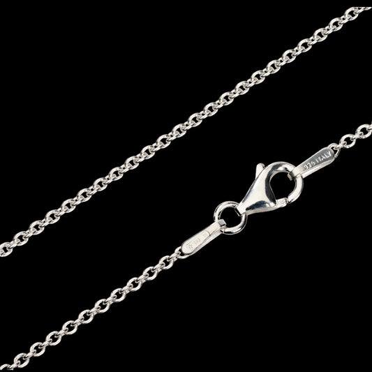 Sterling Silver Round Cable Chain (1.5mm)